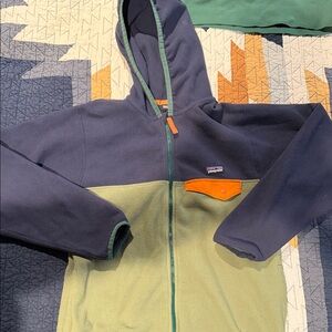 Kids Patagonia Two-Tone Fleece Jacket
